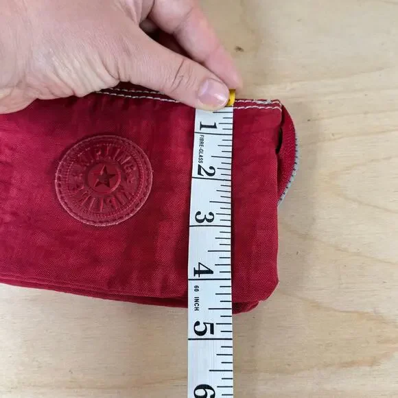 Kipling Creativity Pouch Red Storage 3 compartment - Picture 11 of 11